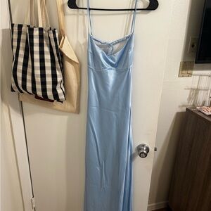 Princess Polly Light Blue Maxi Dress